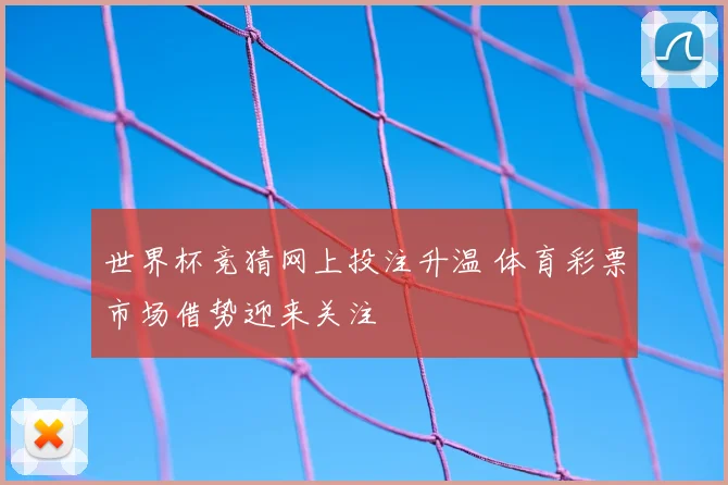 世界杯竞猜网上投注升温 体育彩票市场借势迎来关注